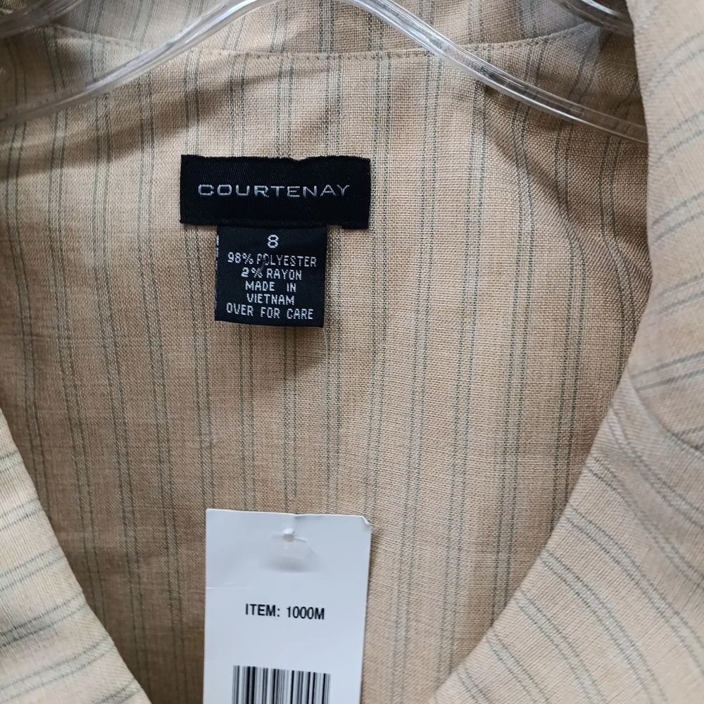 NWT Blue Stripes On Cream Courtenay Blazer - Picture 3 of 4